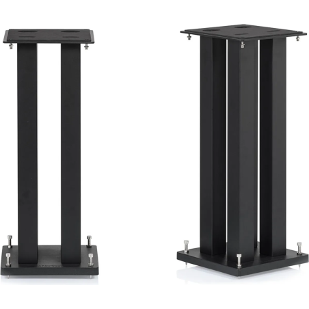 Pieds enceintes monitoring - NorStone - Square Noir satin (la paire)