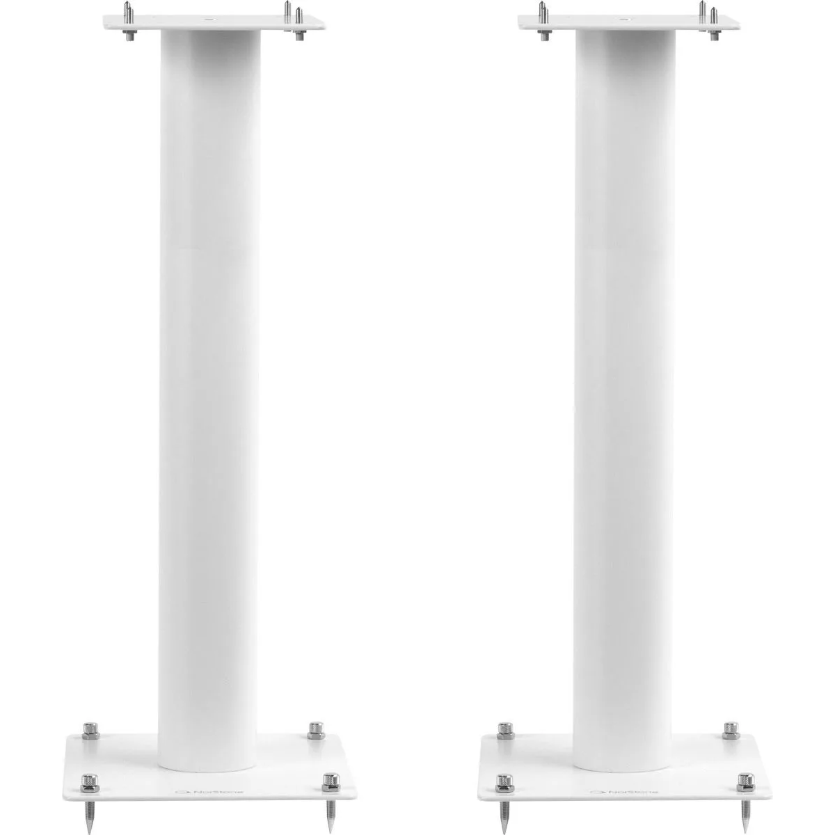 Norstone Stylum 3 Stand Per Diffusori – Altezza 80 Cm, Colore Bianco