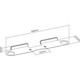 	Supports pour Enceintes connectées - NorStone - Support mural pour Sonos Beam