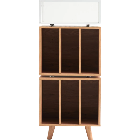 Meubles Disques et Platines Vinyles - NorStone - Stockholm 1100 Chêne