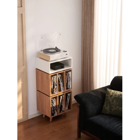 Meubles Disques et Platines Vinyles - NorStone - Stockholm 1100 Chêne