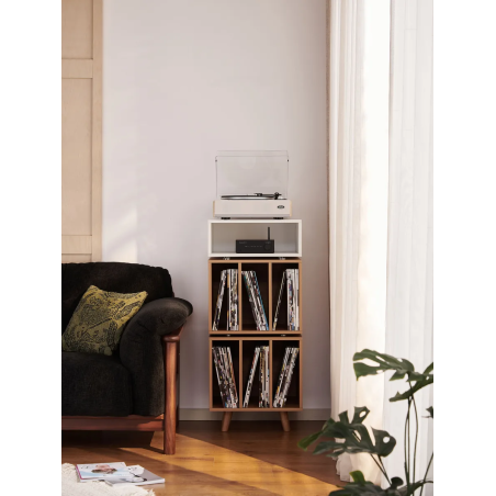 Meubles Disques et Platines Vinyles - NorStone - Stockholm 1100 Chêne