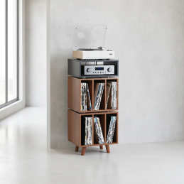 	Meubles Disques et Platines Vinyles - NorStone - Stockholm 1100 Noyer