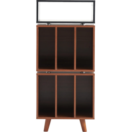 	Meubles Disques et Platines Vinyles - NorStone - Stockholm 1100 Noyer