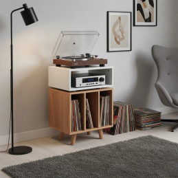 	Meubles Disques et Platines Vinyles - NorStone - Stockholm 700 Chêne