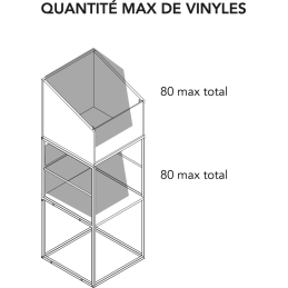 	Meubles Disques et Platines Vinyles - NorStone - Vinyl LP Stand