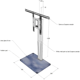 	Accessoires vidéo - NorStone - Suspens Plus Blanc