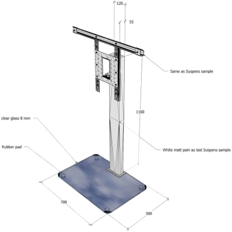Accessoires vidéo - NorStone - Suspens Plus Blanc