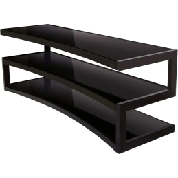 Meubles Disques et Platines Vinyles - NorStone - Esse Curve noir satiné...