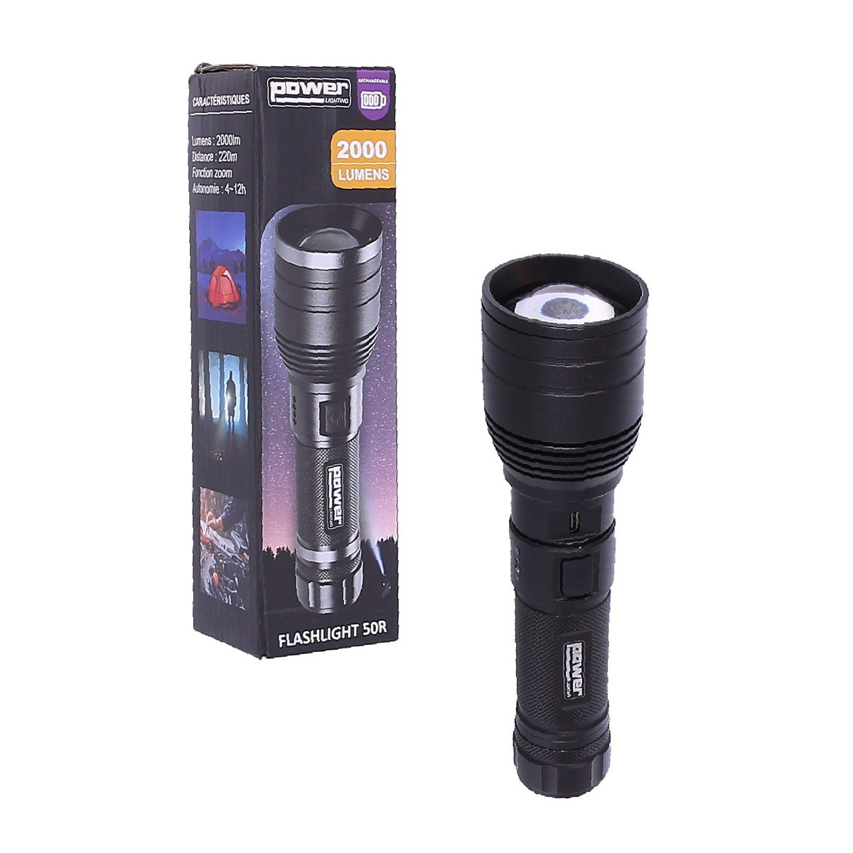 Lampes - Power Lighting - FLASHLIGHT 50R