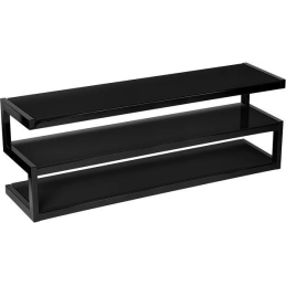 Meubles Disques et Platines Vinyles - NorStone - Esse 140 Noir satiné verres...