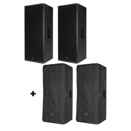 	Enceintes amplifiées - RCF - Pack 2x NX985-A + 2x CVR NX...