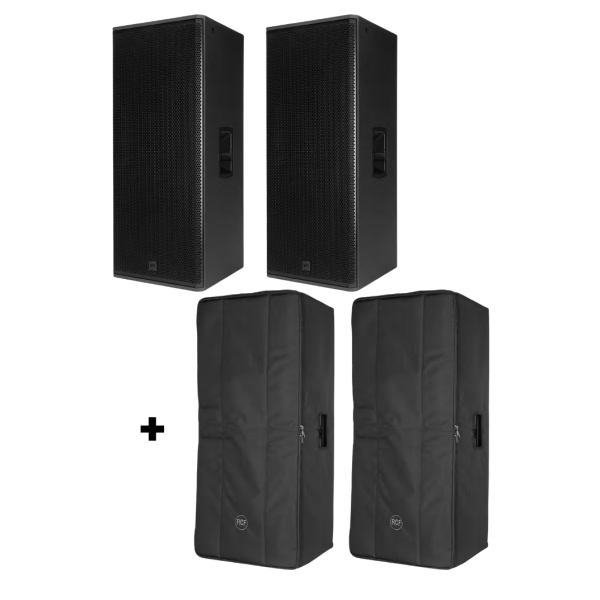 Enceintes amplifiées - RCF - Pack 2x NX985-A + 2x CVR NX...