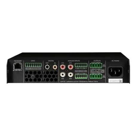 Ampli ligne 100V - Audiophony PA - Aio4125