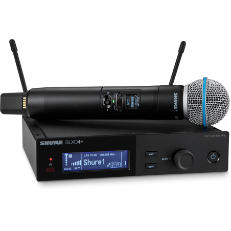 Micros chant sans fil - Shure - SLXD24+/BETA58 G65