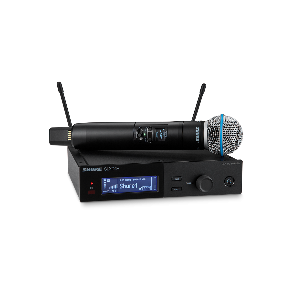 Micros chant sans fil - Shure - SLXD24+/BETA58 G65