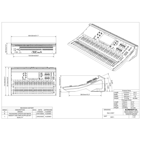 Tables de mixage numériques - Allen & Heath - SQ7+