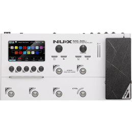 	Pédales d'effets - NUX - MG-50Li (White)