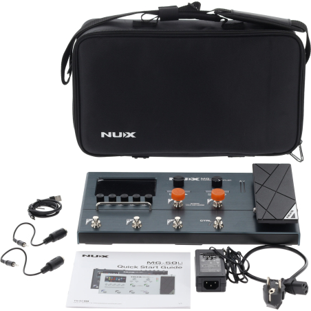 Pédales d'effets - NUX - MG-50Li (White)