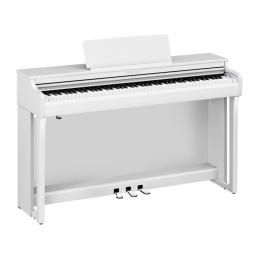 Pianos numériques meubles - Yamaha - CLP-825 WH (Blanc)