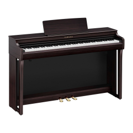 Pianos numériques meubles - Yamaha - CLP-825 R (Bois de rose)