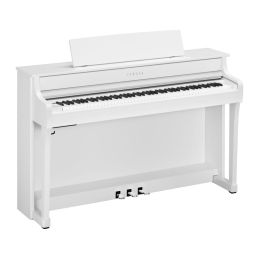 Pianos numériques meubles - Yamaha - CLP-835 WH (Blanc)
