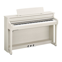 Pianos numériques meubles - Yamaha - CLP-835 WB (Blanc crème)