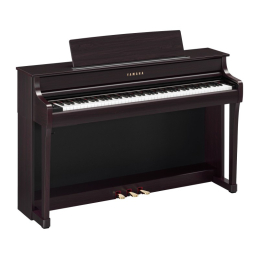 Pianos numériques meubles - Yamaha - CLP-845 R (Bois de rose)