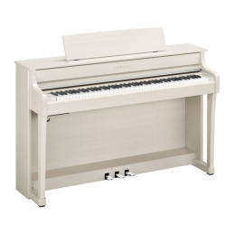 Pianos numériques meubles - Yamaha - CLP-845 WB (Blanc crème)