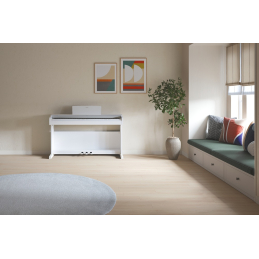 	Pianos numériques meubles - Yamaha - YDP-146 WH Arius (Blanc)