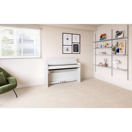Pianos numériques meubles - Yamaha - YDP-S36 WH Arius (Blanc)