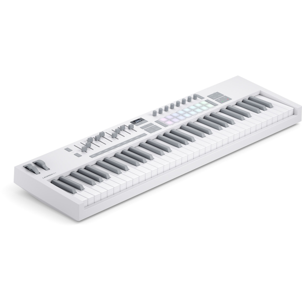 Claviers maitres 61 touches - Novation - LAUNCHKEY 61 MK4 WHITE