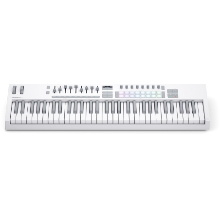 Claviers maitres 61 touches - Novation - LAUNCHKEY 61 MK4 WHITE