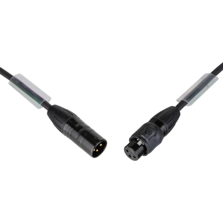 Câbles DMX extérieur - Hilec - DMX-3PMF-5M (5m)