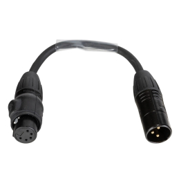 Câbles DMX extérieur - Hilec - DMX-5PM-3PF-0.15M (0.15)