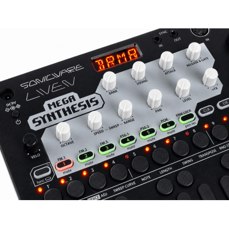 Boites à rythmes et Grooveboxes - Sonicware - LIVEN MEGA SYNTHESIS