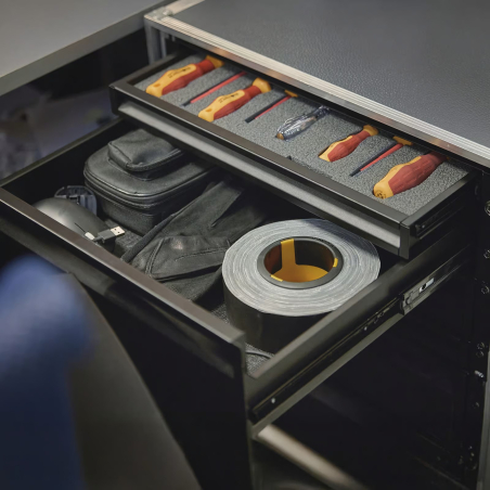 Accessoires rackables - Adam Hall - RACK DRAWER 02 DOUBLE ERGO