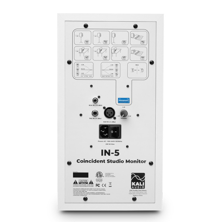 Enceintes monitoring de studio - KALI AUDIO - IN-5W (Blanc)