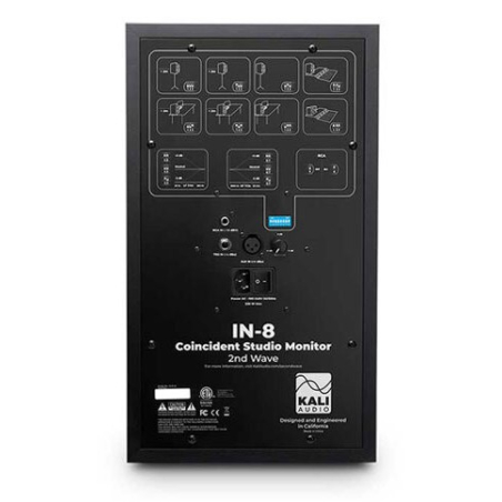 Enceintes monitoring de studio - KALI AUDIO - IN-8 2nd Wave (Noir)