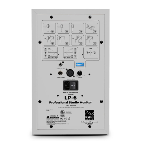 Enceintes monitoring de studio - KALI AUDIO - LP-6 2nd Wave White