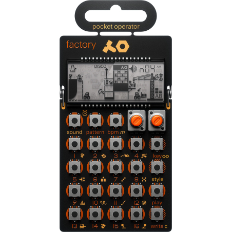 Boites à rythmes et Grooveboxes - teenage engineering - PO-16 factory