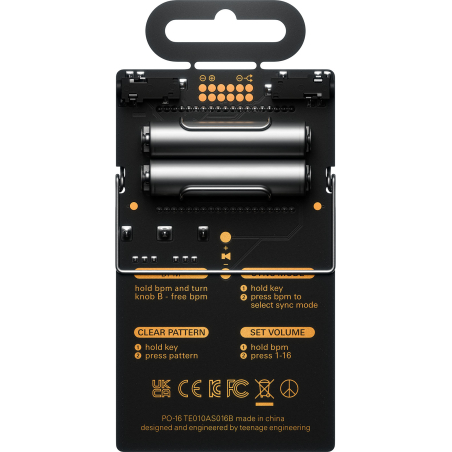 Boites à rythmes et Grooveboxes - teenage engineering - PO-16 factory