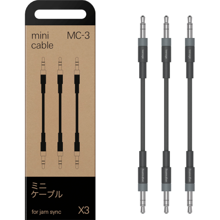 Câbles JACK 3,5 / JACK 3,5 - teenage engineering - MC-3 PO (9,5 cm)