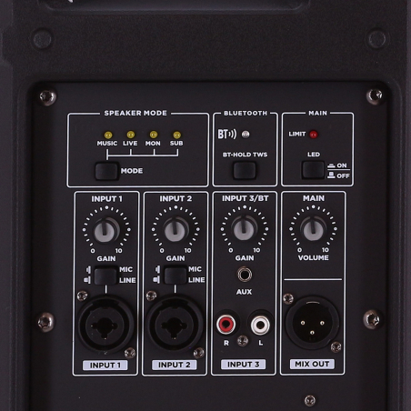 Enceintes amplifiées bluetooth - Definitive Audio - PANDA 10A BT G2