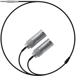 Câbles JACK 3,5 / XLR - teenage engineering - textile cable 3.5 mm - 2x...