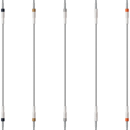Câbles JACK 3,5 / JACK 3,5 - teenage engineering - slim sync cable kit (5x 15cm)