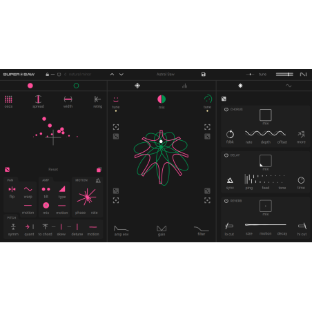 Logiciels instruments virtuels - Native Instruments - Super*Saw