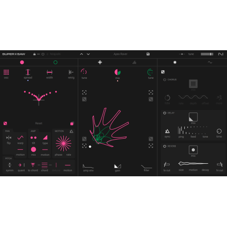 Logiciels instruments virtuels - Native Instruments - Super*Saw