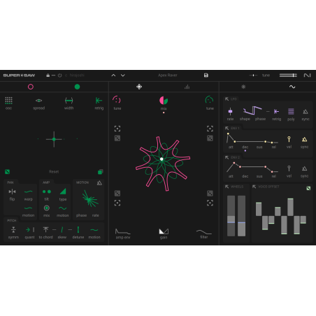 Logiciels instruments virtuels - Native Instruments - Super*Saw