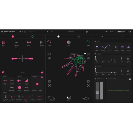 Logiciels instruments virtuels - Native Instruments - Super*Saw